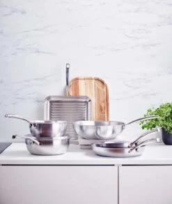 BK Superior Triply Koekenpan - Ø 24 Cm - RVS - Inductie -Keuken Pot 1016x1200