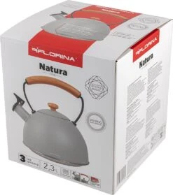 Florina Natura Line Fluitketel RVS Mat Grijs 2.3 Liter - Geschikt Voor Alle Warmtebronnen - Scandinavische Stijl - Massief Houten Handvat 3 Florina Natura Line Fluitketel RVS Mat Grijs 2.3 Liter - Geschikt Voor Alle Warmtebronnen - Scandinavische Stijl - Massief Houten Handvat -Keuken Pot 1063x1200