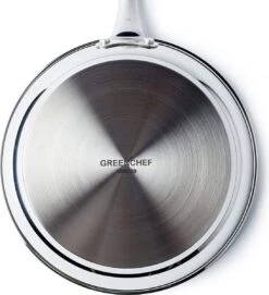 GreenChef Profile Plus Koekenpan 24cm - Zilverkleurig - Inductie - PFAS-vrij 5 GreenChef Profile Plus Koekenpan 24cm - Zilverkleurig - Inductie - PFAS-vrij -Keuken Pot 1093x1200
