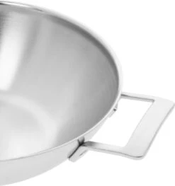 Demeyere Industry 5 RVS Wokpan – Wokpan Inductie – 30 Cm –2 Handvaten – PTFE-vrij -Keuken Pot 1126x1200