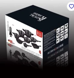 Royal Swiss® - Set Lot 33-delige - Pannenset Inductie - Steengoeden - Afneembare Handgreep - Glazen Deksel - Geschikt Voor Oven - PFAS-vrij + Keukengerei 4 Royal Swiss® - Set Lot 33-delige - Pannenset Inductie - Steengoeden - Afneembare Handgreep - Glazen Deksel - Geschikt Voor Oven - PFAS-vrij + Keukengerei -Keuken Pot 1133x1200