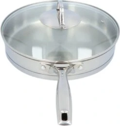 4goodz Dubbelwandige RVS Hapjespan Met Deksel 28 Cm - Zilver 6 4goodz Dubbelwandige RVS Hapjespan Met Deksel 28 Cm - Zilver -Keuken Pot 1138x1200 4