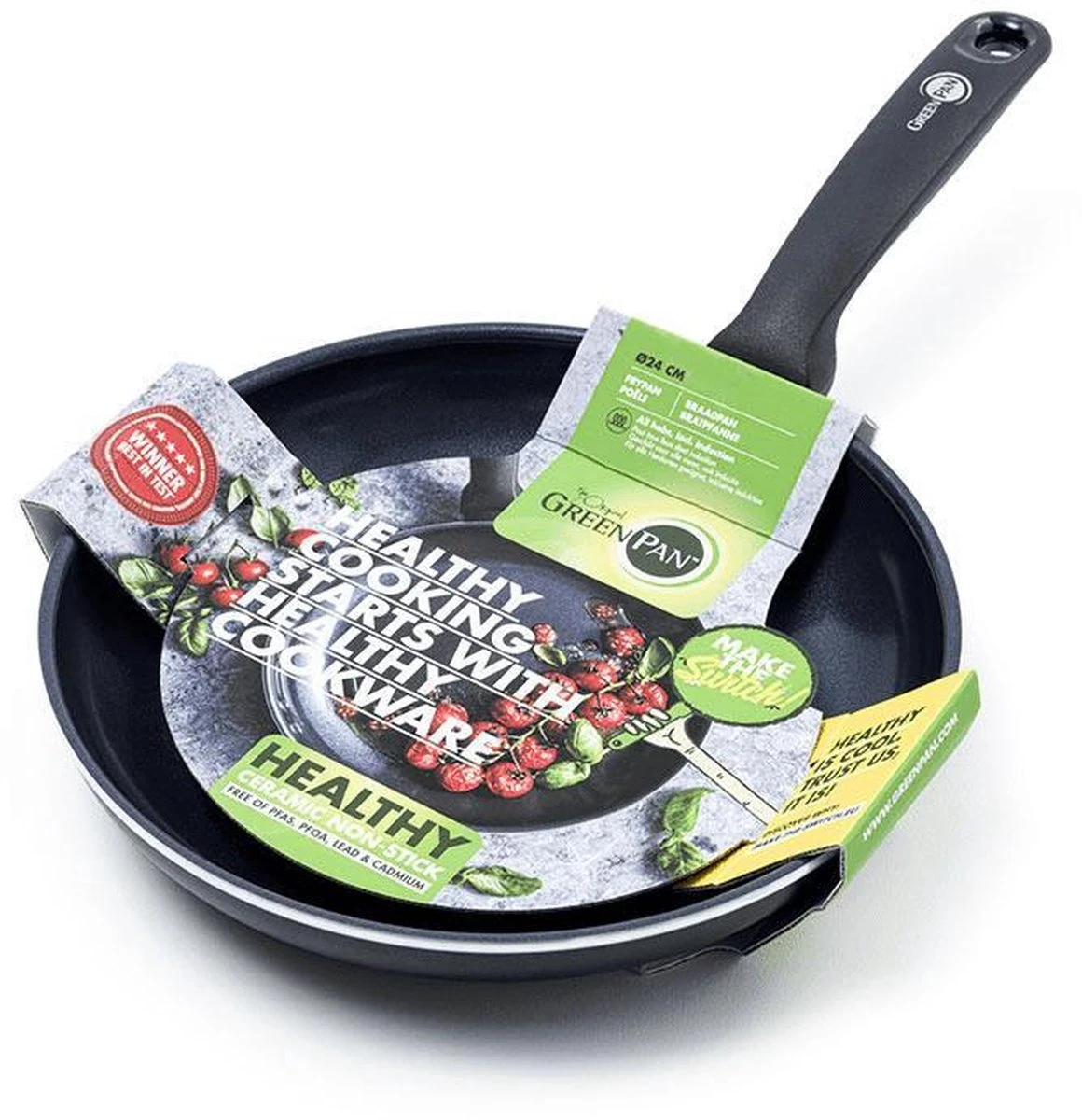 GREENPAN cc002500-001 Braadpan 24cm GREENPAN Cc002500-001 Braadpan 24cm -Keuken Pot