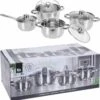 Excellent Houseware Pannenset RVS 8 Delig -