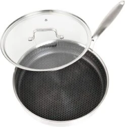 Honingraat Heavy Duty Anti-aanbak Koekenpan - Steelpan - Wok - Met Deksel 30 Cm - Gas - Elektrisch - Inductie - Oven 10 Honingraat Heavy Duty Anti-aanbak Koekenpan - Steelpan - Wok - Met Deksel 30 Cm - Gas - Elektrisch - Inductie - Oven -Keuken Pot 1179x1200 1