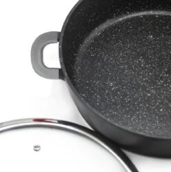 Cheffinger Steelpan Set 6-delig - 20-24-28cm - Zwart -Keuken Pot 1191x1200 4