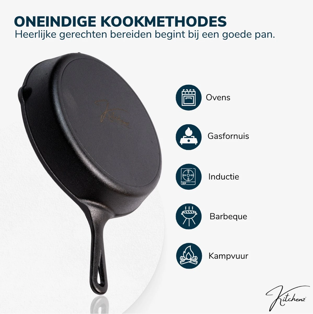 Gietijzeren Pan - Skillet - Koekenpan - BBQ - Koekenpan Inductie - ø32cm - 3.1 KG - Geschikt voor alle warmtebronnen - Inclusief gratis E-Book Gietijzeren Pan - Skillet - Koekenpan - BBQ - Koekenpan Inductie - ø32cm - 3.1 KG - Geschikt Voor Alle Warmtebronnen - Inclusief Gratis E-Book -Keuken Pot 1198x1200 15