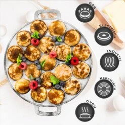 IRONO Poffertjespan Set - Incl. Doseerfles, Kwast En Vork - Poffertjespan Inductie En Electrisch - Poffertjesmaker 19 Poffertjes - Poffertjes Maken - Spuitfles - Cadeau Voor Mannen En Vrouwen 4 IRONO Poffertjespan Set - Incl. Doseerfles, Kwast En Vork - Poffertjespan Inductie En Electrisch - Poffertjesmaker 19 Poffertjes - Poffertjes Maken - Spuitfles - Cadeau Voor Mannen En Vrouwen -Keuken Pot 1198x1200 4