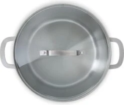 BK Bistro Soeppan Ø 24 Cm - RVS - Glazen Deksel - Inductie -Keuken Pot 1200x1013