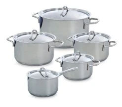 BK Profiline Pannenset - 5 Delig - RVS - Nductie -Keuken Pot 1200x1057