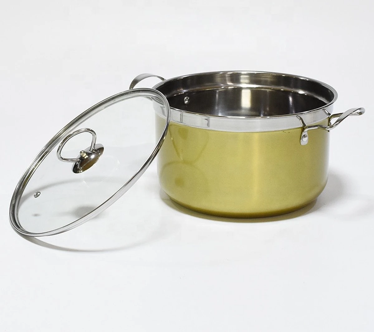 Pannenset – 5-delig – Swifth - Roestvrij Stalen Kookpannen – Inductie – Gas – Keramisch Pannenset – 5-delig – Swifth - Roestvrij Stalen Kookpannen – Inductie – Gas – Keramisch -Keuken Pot