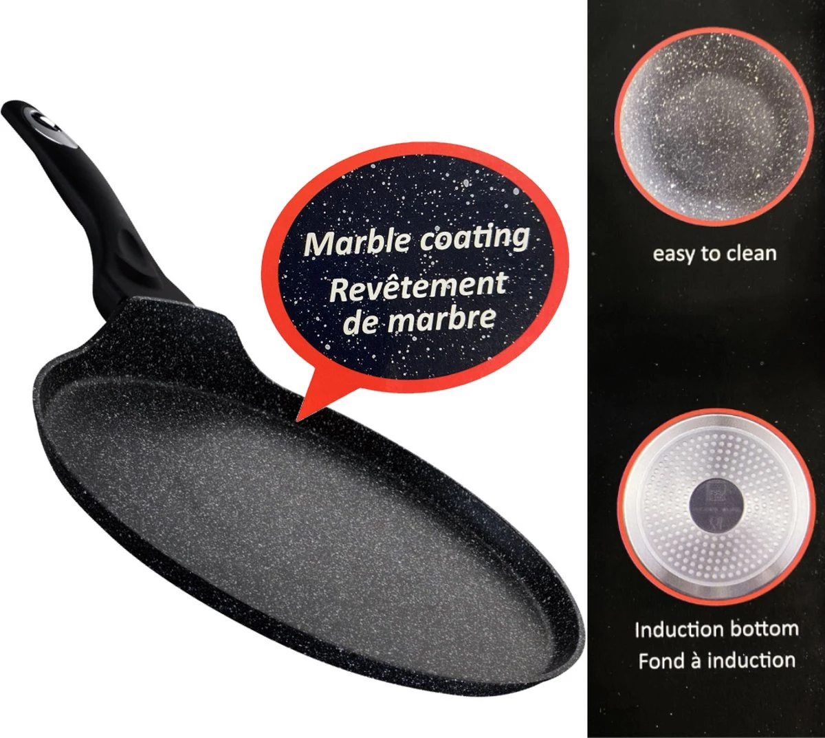 Pannenkoekenpan Antiaanbak - Inductie Marmer - 28cm Pannenkoekenpan Antiaanbak - Inductie Marmer - 28cm -Keuken Pot 1200x1073 3