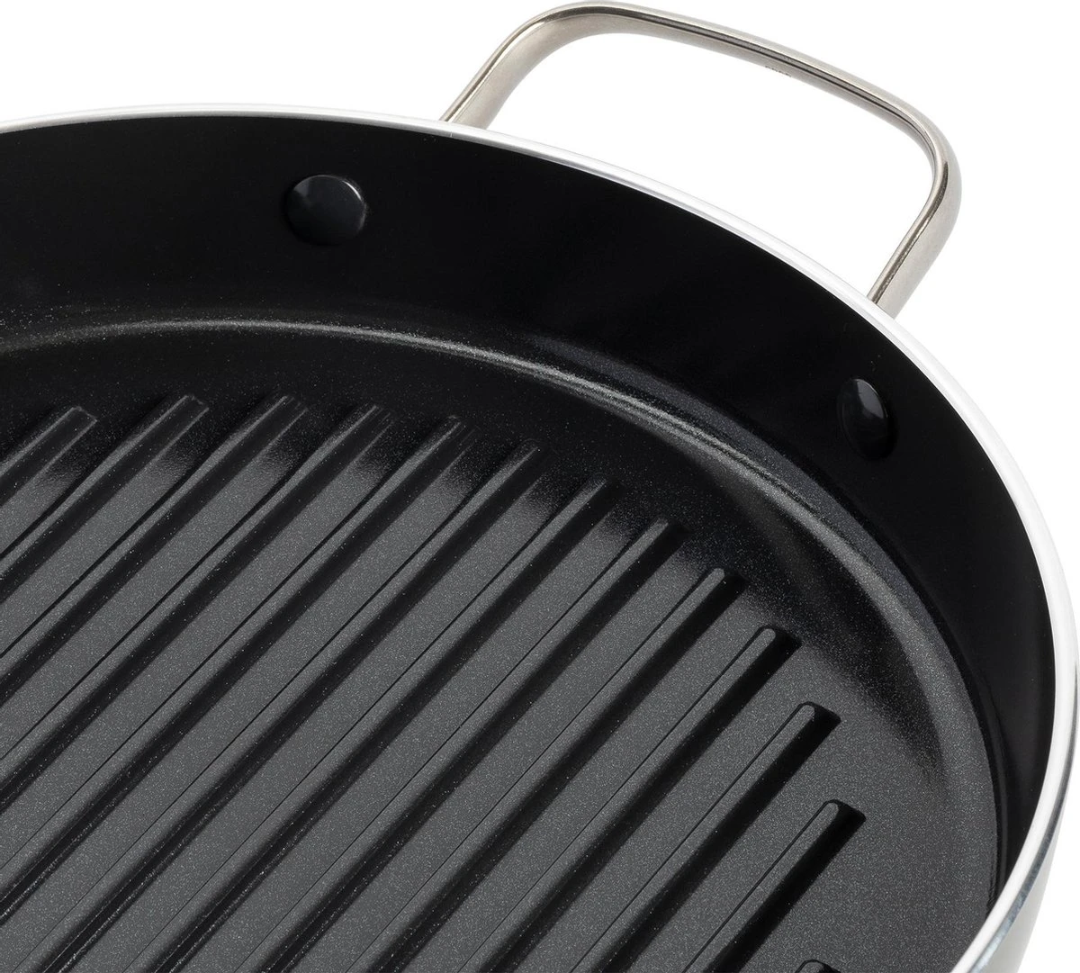 Dagelijkse Kost Keramische Grillpan - Ø28cm - PFAS-vrij - 2 grepen Dagelijkse Kost Keramische Grillpan - Ø28cm - PFAS-vrij - 2 Grepen -Keuken Pot 1200x1081 2