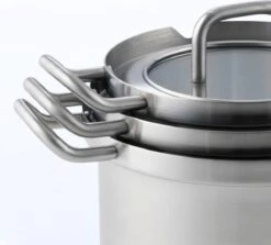 BK-Q-Linair Master Glas Kookpan 18 Cm - RVS - Glazen Deksel - Veilig Afgietsysteem - Inductie -Keuken Pot 1200x1083