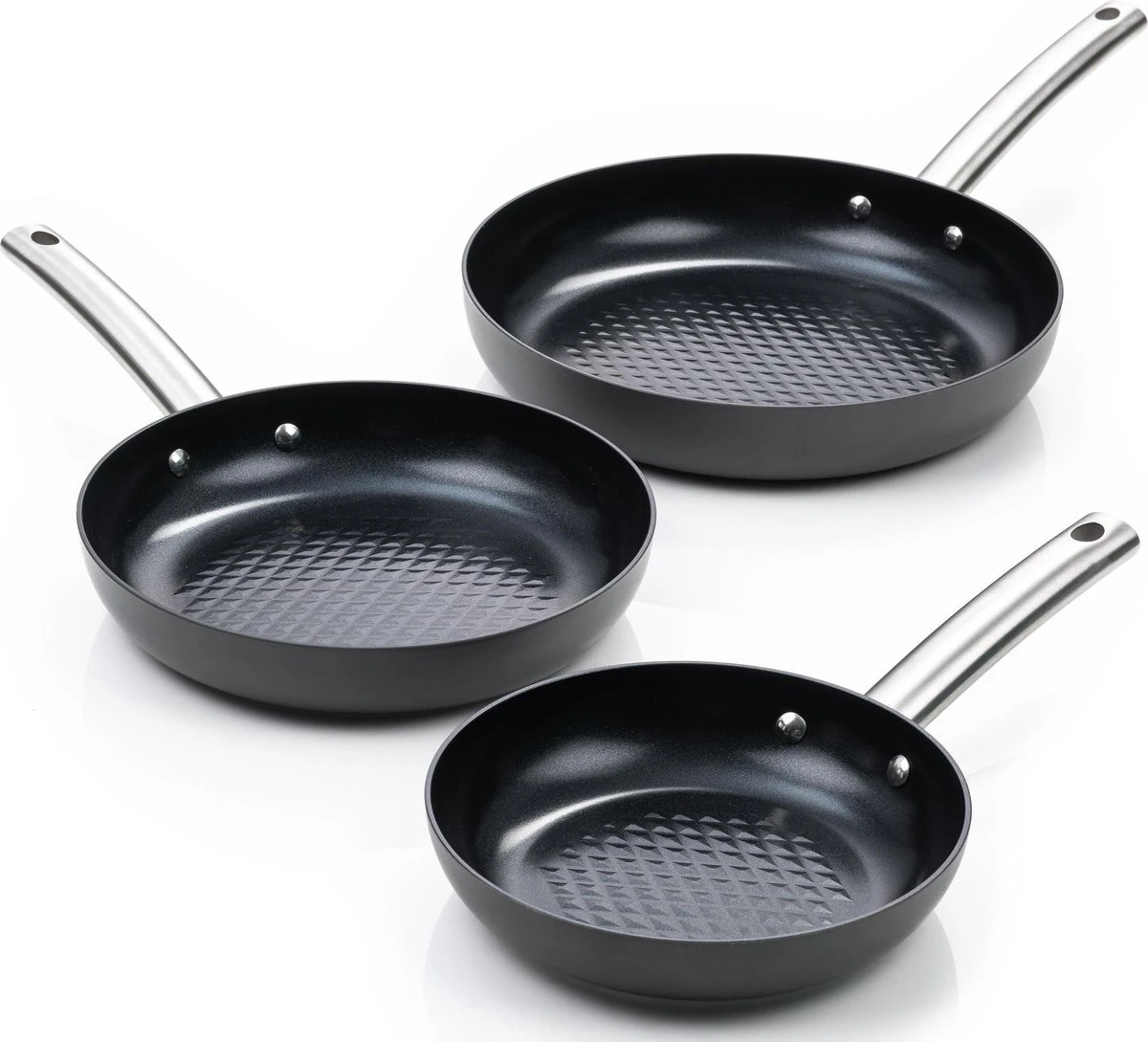 ISENVI Murray Combideal - Keramische Koekenpannen - RVS grepen ISENVI Murray Combideal - Keramische Koekenpannen - RVS Grepen -Keuken Pot 1200x1089 2