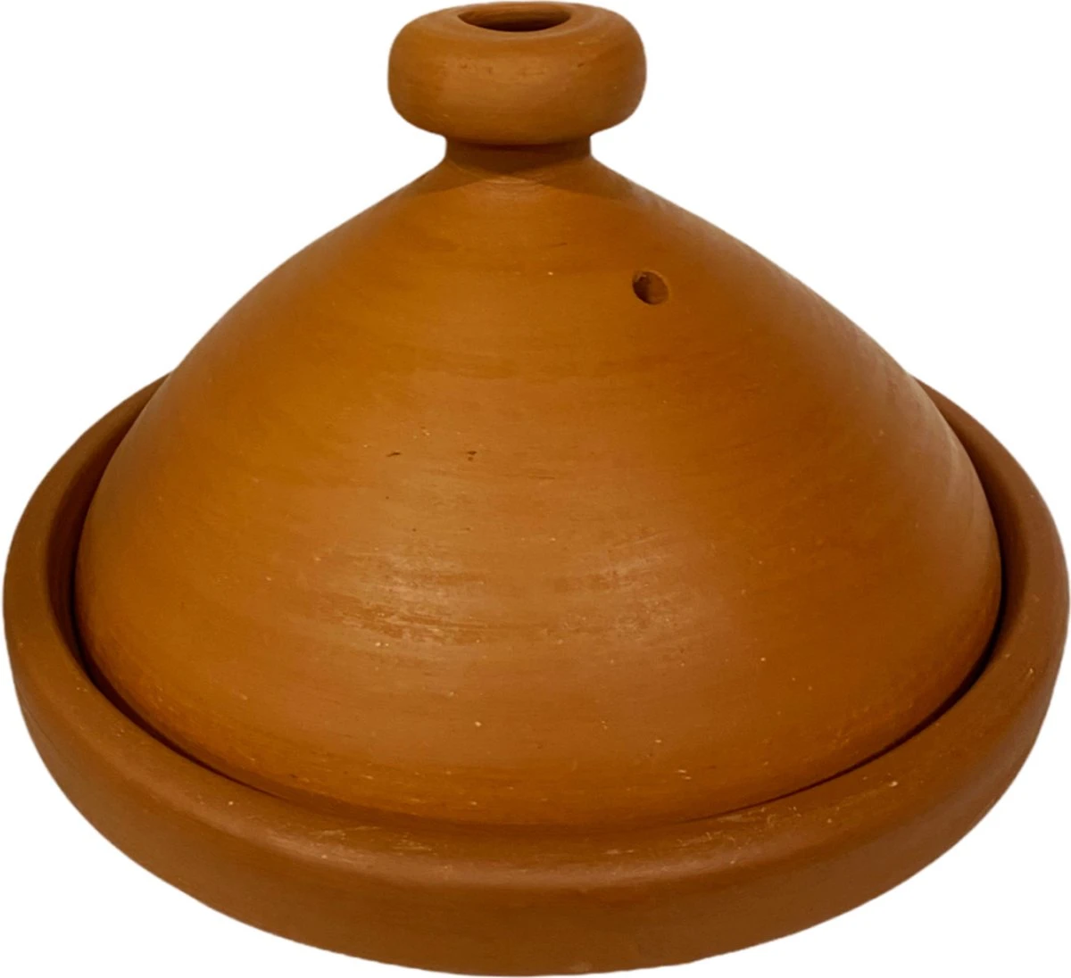 Marokkaanse Authentieke Handgemaakte aardewerk tajine Naturel 33 cm - ongeglazuurd en Loodvrij Marokkaanse Authentieke Handgemaakte Aardewerk Tajine Naturel 33 Cm - Ongeglazuurd En Loodvrij -Keuken Pot