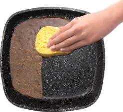 Herenthal Dubbele Grillpan - Ø 28 Cm - Koekenpan - Keramische Pan - Marmeren Coating Met Antiaanbaklaag - PFAS & PFOA Vrij - Pan - Grill - Vermindert Geur, Rook En Oliespatten - Zilver -Keuken Pot 1200x1097 1