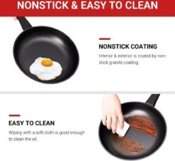 Royalty Line Inductie Panneset - 15-Delig Koekenpannenset - Kookpotten - Koekenpannen - Pannen Met Glazen Deksels En Afneembare Koudgrepen - Pannenset Met Dubbel Grillpan - Voor Alle Warmtebronne - Oven-Ready - PFAS-Vrij - Zwart -Keuken Pot 1200x1098 4