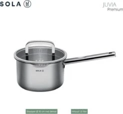Sola Pannenset Juvia - 4 Delig - Ø 16,16,18,20 Cm - Zilver - RVS - Sandwichbodem 14 Sola Pannenset Juvia - 4 Delig - Ø 16,16,18,20 Cm - Zilver - RVS - Sandwichbodem -Keuken Pot 1200x1110 1