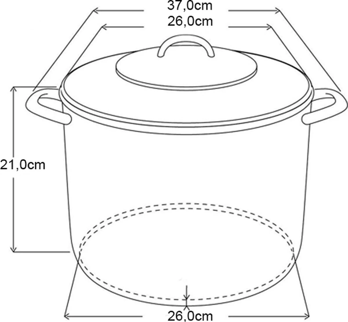 Michelino RVS Soeppan - 10 Liter - Vaatwasserbestendigd - Zilver Michelino RVS Soeppan - 10 Liter - Vaatwasserbestendigd - Zilver -Keuken Pot 1200x1111 1