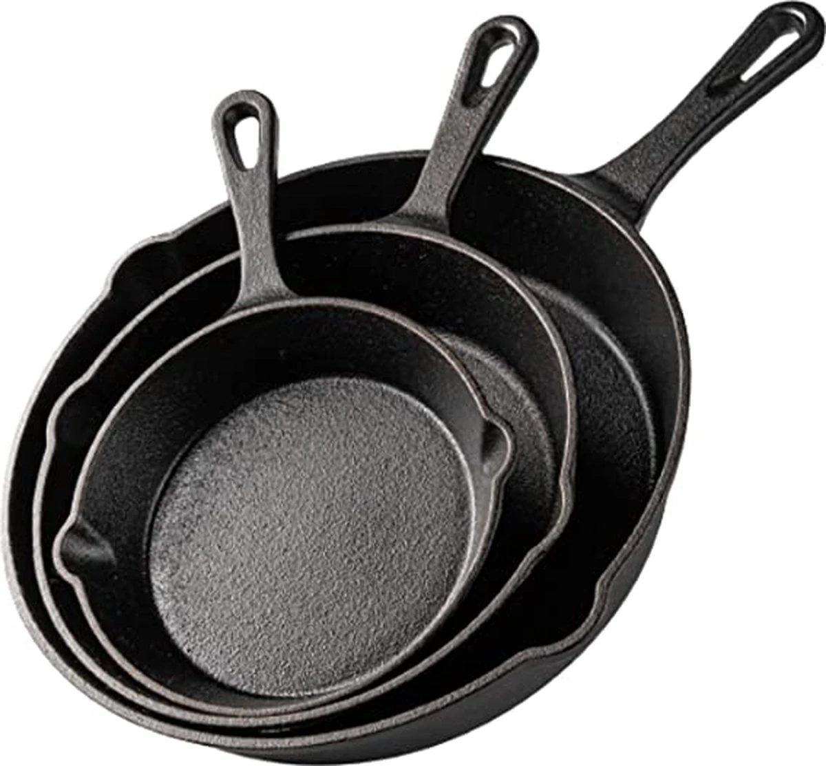 Nuovva Gietijzer - Skillet Braadpan set - 3 Delig - Koekenpan / Cast Iron skillet (15cm-20cm-25cm) - geschikt voor alle warmtebronnen Nuovva Gietijzer - Skillet Braadpan Set - 3 Delig - Koekenpan / Cast Iron Skillet (15cm-20cm-25cm) - Geschikt Voor Alle Warmtebronnen -Keuken Pot 1200x1113 1