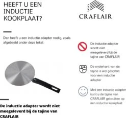 CRAFLAIR ~ Tajine ~ Ø 30 Cm ~ Geschikt Voor Inductie - Adapter ~ Handgemaakt ~ Geglazuurd Keramiek -Keuken Pot 1200x1118 6