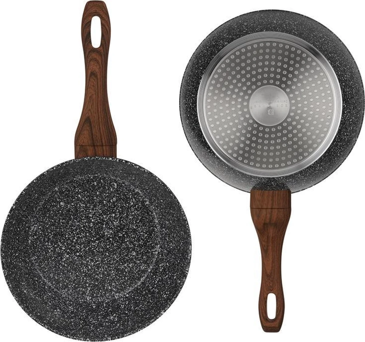 Edënbërg Stonetec Line - Wokpan Keramisch - 24 cm - 3-laags anti-aanbaklaag! Edënbërg Stonetec Line - Wokpan Keramisch - 24 Cm - 3-laags Anti-aanbaklaag! -Keuken Pot 1200x1124 1