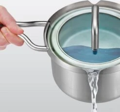 BK-Q-Linair Master Glas Kookpan 18 Cm - RVS - Glazen Deksel - Veilig Afgietsysteem - Inductie -Keuken Pot 1200x1126