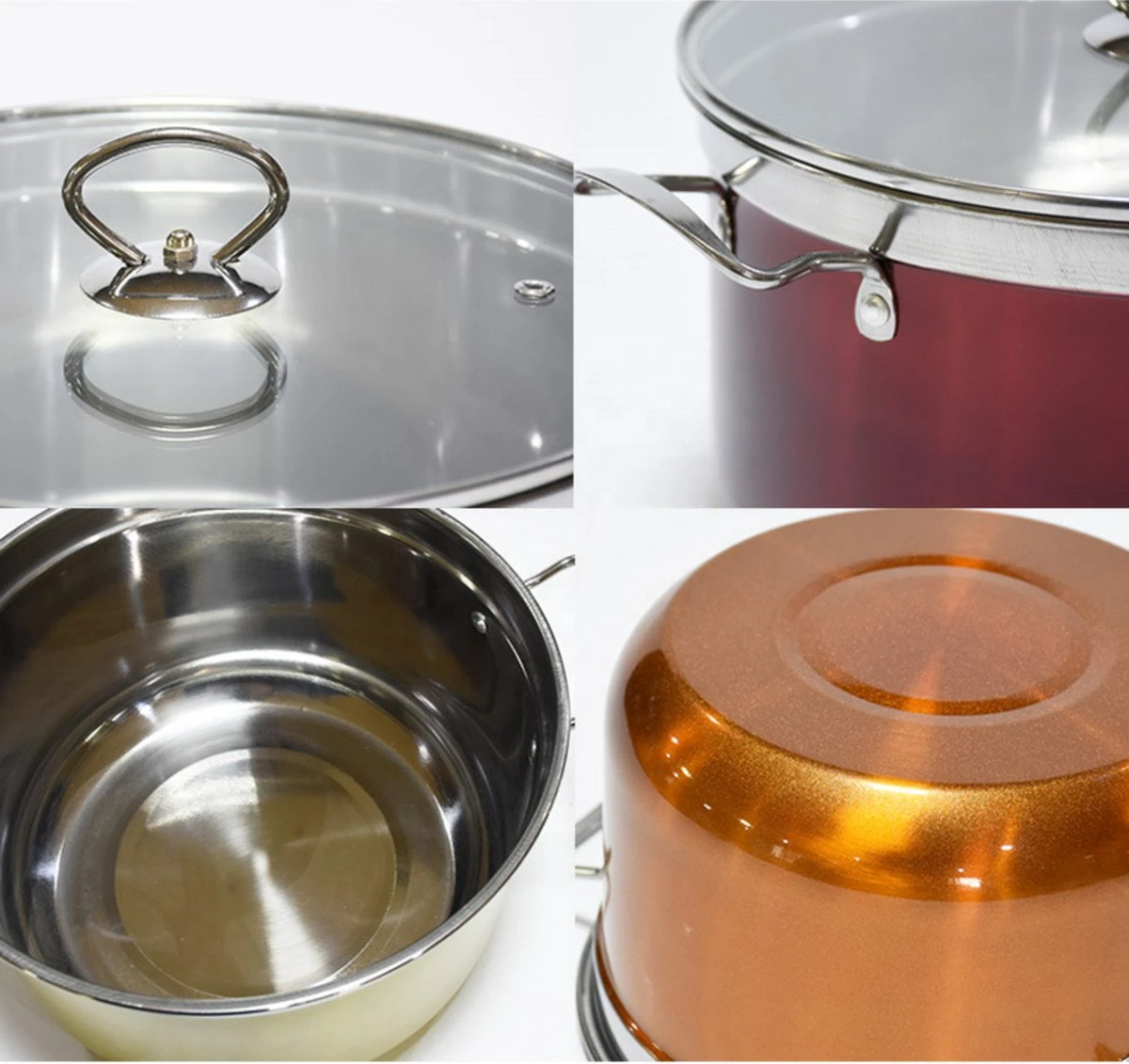 Pannenset – 5-delig – Swifth - Roestvrij Stalen Kookpannen – Inductie – Gas – Keramisch Pannenset – 5-delig – Swifth - Roestvrij Stalen Kookpannen – Inductie – Gas – Keramisch -Keuken Pot