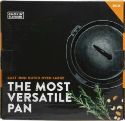 Merkloos Dutch Oven Medium Smokin' Flavours 5 Merkloos Dutch Oven Medium Smokin' Flavours -Keuken Pot 1200x1166 3