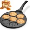 Emoji Pannenkoekenpan Pancake | 26cm | 7 Kop - Marmeren Anti Aanbaklaag Met Smiley -Keuken Pot 1200x1176 3