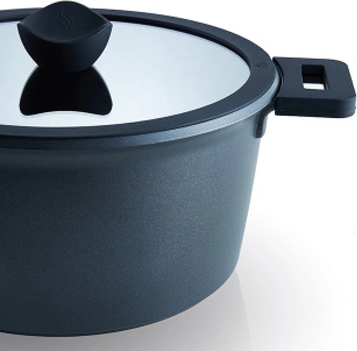 The White Series - Keramische Pannenset met Glazen Deksels - Inclusief set vershoudbakjes - Zwart The White Series - Keramische Pannenset Met Glazen Deksels - Inclusief Set Vershoudbakjes - Zwart -Keuken Pot 1200x1178 1