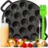 IRONO Poffertjespan Set - Incl. Doseerfles, Kwast En Vork - Poffertjespan Inductie En Electrisch - Poffertjesmaker 19 Poffertjes - Poffertjes Maken - Spuitfles - Cadeau Voor Mannen En Vrouwen 1 IRONO Poffertjespan Set - Incl. Doseerfles, Kwast En Vork - Poffertjespan Inductie En Electrisch - Poffertjesmaker 19 Poffertjes - Poffertjes Maken - Spuitfles - Cadeau Voor Mannen En Vrouwen -Keuken Pot 1200x1191