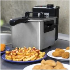 Frituurmachine Cecotec Cleanfry 1,5 L 1000W Roestvrij Staal -Keuken Pot 1200x1197 12
