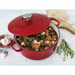 BK Bourgogne Braadpan Ø 28 Cm - Rood - Gietijzer - Inductie -Keuken Pot 1200x1200 1023