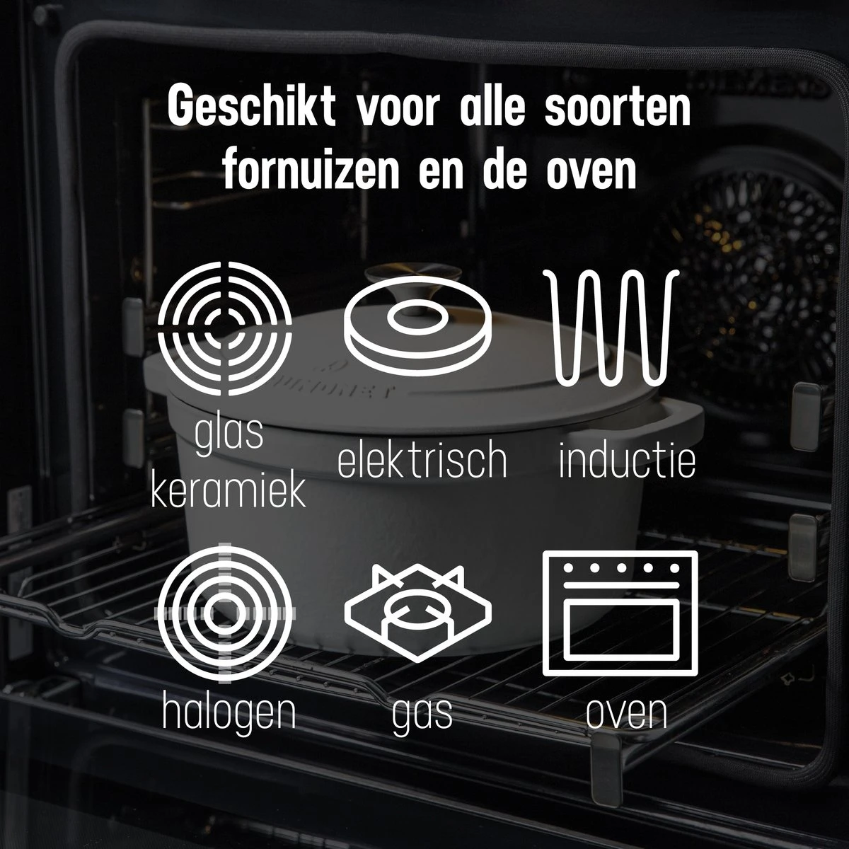 Daumonet Carême Blanc gietijzeren braadpan - Sudderpan Wit - Rond - Ø 26 cm - 4,4 liter - 100% PFAS & PFOA vrij - Emaille - Geschikt voor alle warmtebronnen - Elektrisch - Gas - Halogeen - Inductie - Keramisch - Vaatwasserbestendig Daumonet Carême Blanc Gietijzeren Braadpan - Sudderpan Wit - Rond - Ø 26 Cm - 4,4 Liter - 100% PFAS & PFOA Vrij - Emaille - Geschikt Voor Alle Warmtebronnen - Elektrisch - Gas - Halogeen - Inductie - Keramisch - Vaatwasserbestendig -Keuken Pot 1200x1200 1041