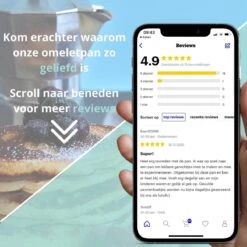 Culistar Pannenkoekenpan Inductie - Pancake Pan - Omeletpan - Omeletmaker - Eierpan - Inclusief Receptenboekje -Keuken Pot 1200x1200 1091