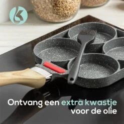 Culistar Pannenkoekenpan Inductie - Pancake Pan - Omeletpan - Omeletmaker - Eierpan - Inclusief Receptenboekje -Keuken Pot 1200x1200 1094