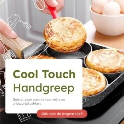 Merkloos Pancake Pan - Omeletpan - Eierpan - Anti Aanbaklaag - PFAS Vrij - Pancake Maker - Geschikt Voor Alle Warmtebronnen - Inductie Pannen -Keuken Pot 1200x1200 1120