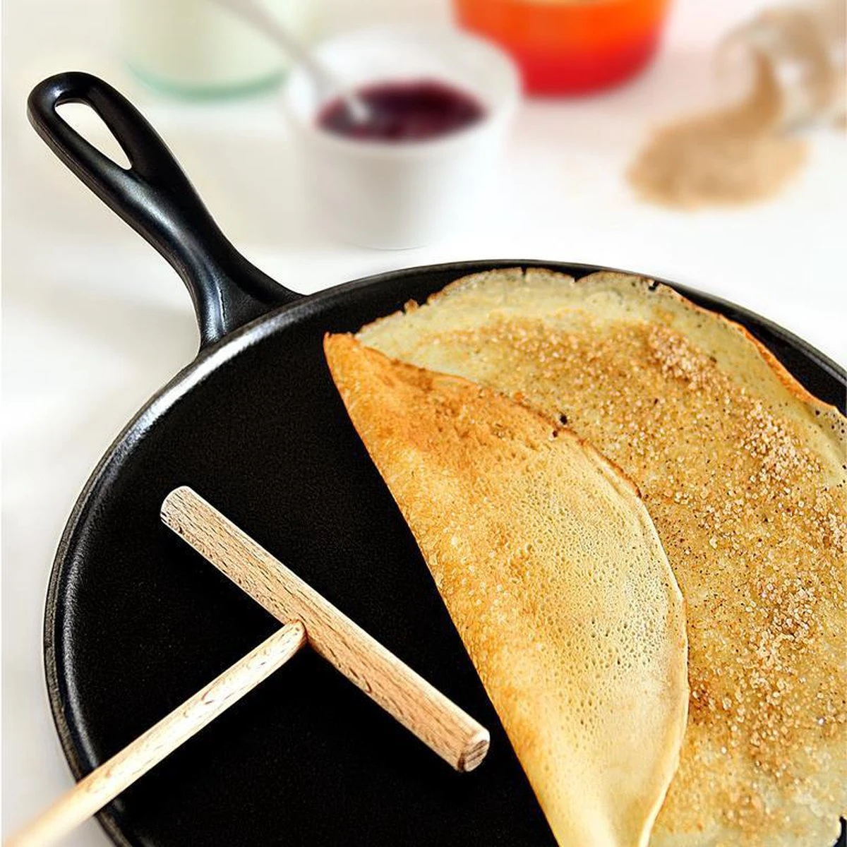 Le Creuster Gietijzeren pannenkoekpan - Mat Zwart - 27cm Le Creuset Le Creuster Gietijzeren Pannenkoekpan - Mat Zwart - 27cm -Keuken Pot 1200x1200 1148