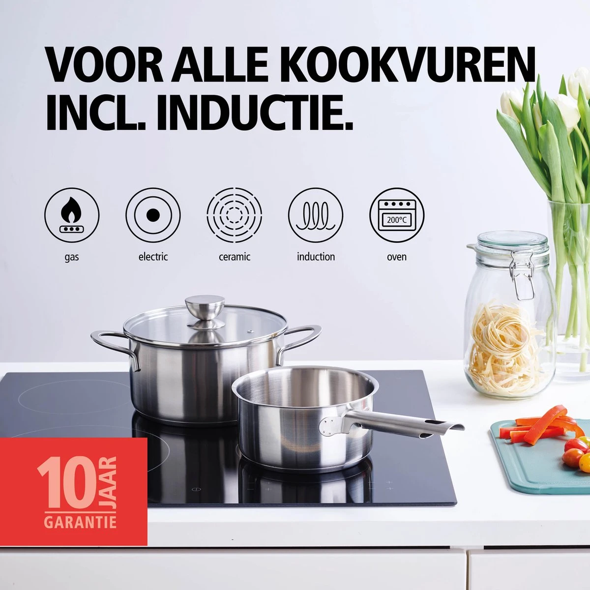 Brabantia Futura Kookpannenset - 4 delig - RVS Brabantia Futura Kookpannenset - 4 Delig - RVS -Keuken Pot 1200x1200 115