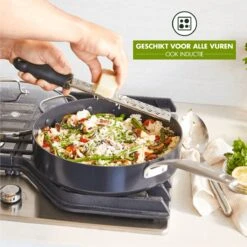 GreenPan Copenhagen Stoofpan Met Deksel En Extra Handvat 28cm/4.3L 10 GreenPan Copenhagen Stoofpan Met Deksel En Extra Handvat 28cm/4.3L -Keuken Pot 1200x1200 1167