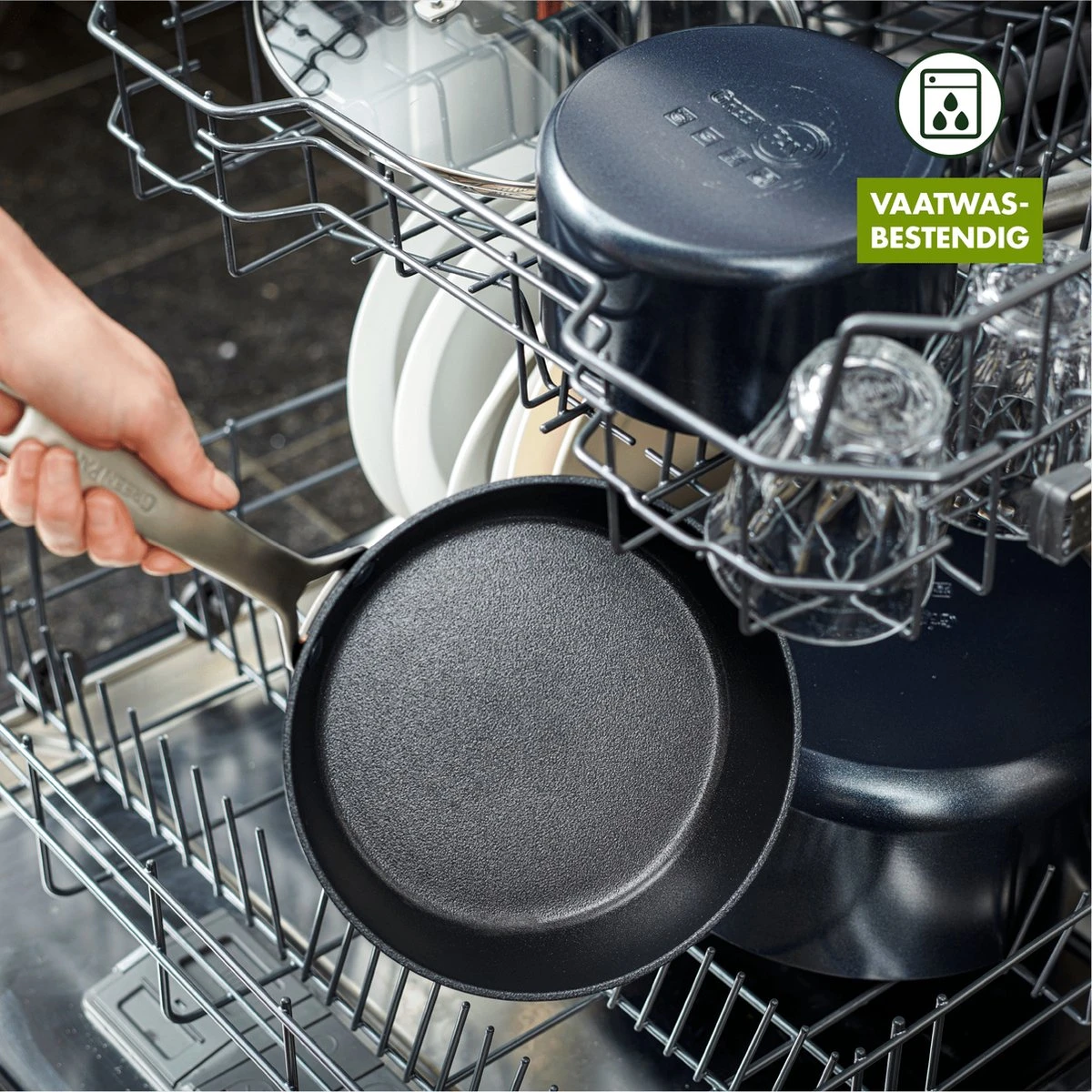 GreenPan Copenhagen stoofpan met deksel en extra handvat 28cm/4.3L GreenPan Copenhagen Stoofpan Met Deksel En Extra Handvat 28cm/4.3L -Keuken Pot 1200x1200 1173