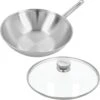 Demeyere Apollo 7 - Wok - 30 Cm - Met Glazen Deksel -Keuken Pot 1200x1200 1203