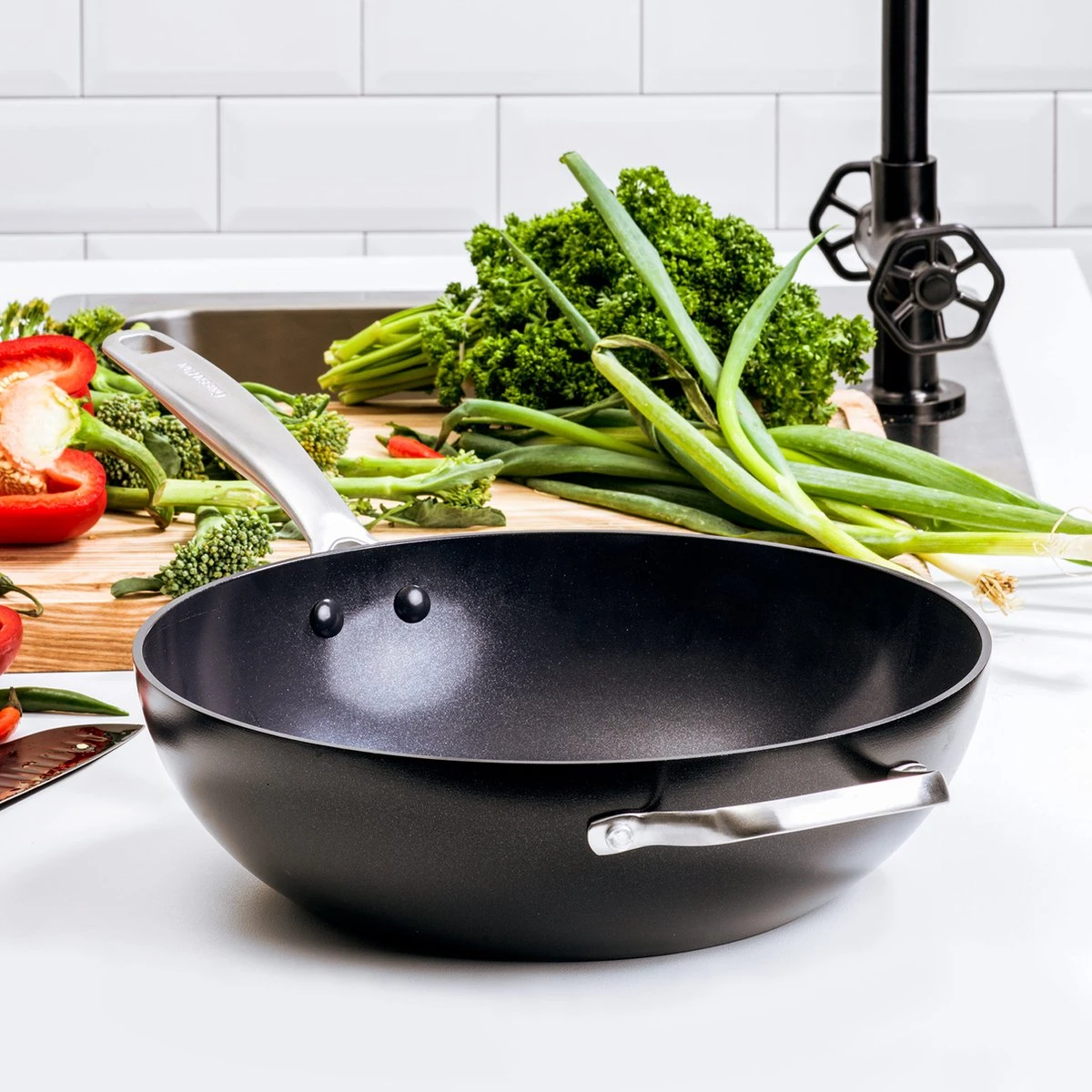 GreenPan Copenhagen wok met extra handvat 30cm/4.8L GreenPan Copenhagen Wok Met Extra Handvat 30cm/4.8L -Keuken Pot 1200x1200 1214