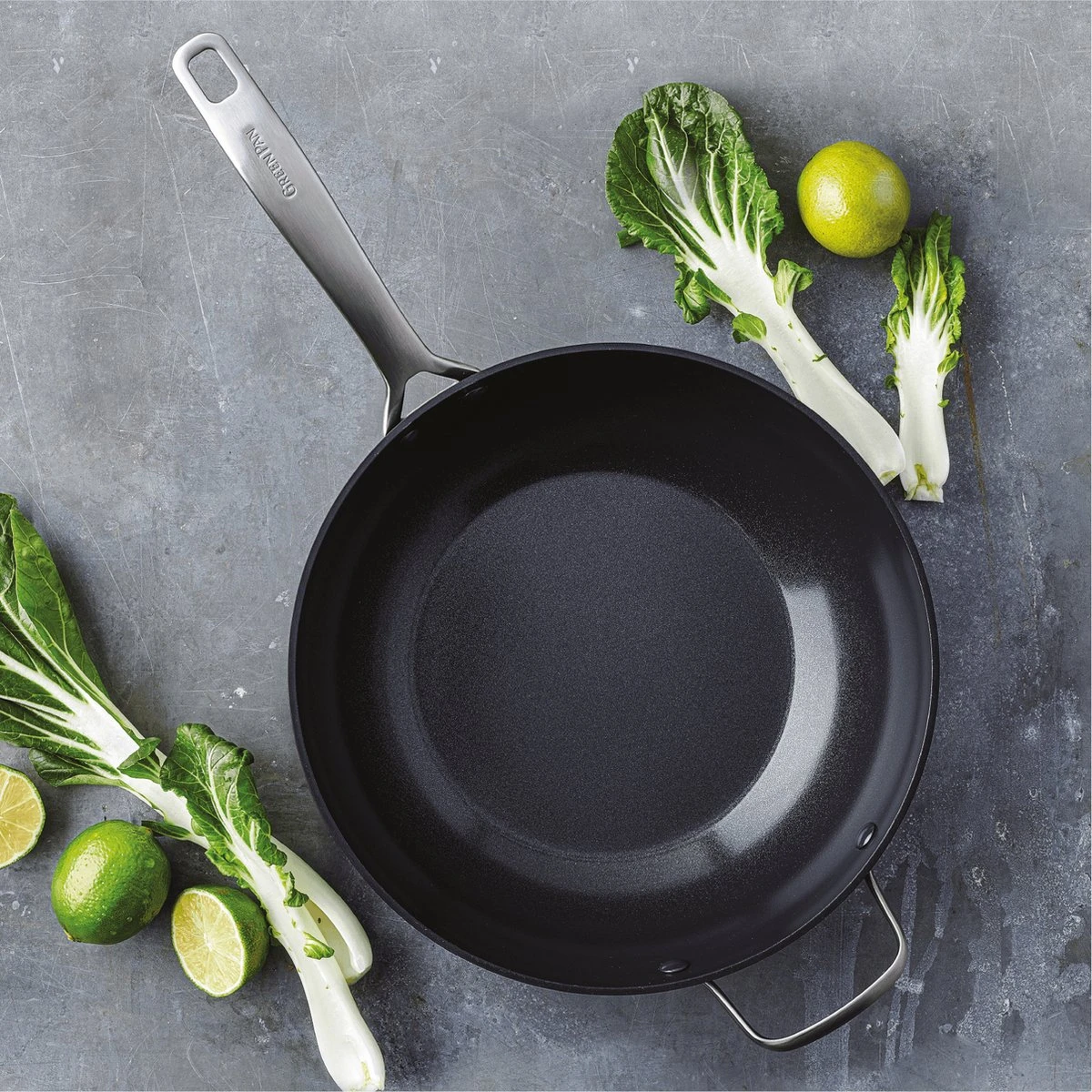 GreenPan Copenhagen wok met extra handvat 30cm/4.8L GreenPan Copenhagen Wok Met Extra Handvat 30cm/4.8L -Keuken Pot 1200x1200 1216