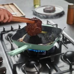 Springlane Gietijzeren Grillpan Mint, 26 Cm 6 Springlane Gietijzeren Grillpan Mint, 26 Cm -Keuken Pot 1200x1200 1235