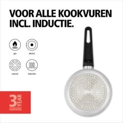 BRABANTIA INDU+ Steelpan Met Deksel - Keramische Antiaanbaklaag - Ø 16 Cm - Inductie - Pfas Vrij -Keuken Pot 1200x1200 1263