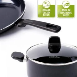 GreenPan Memphis Pannenset - 4-delig - Zwart - Inductie - PFAS-vrij -Keuken Pot 1200x1200 135