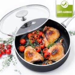 GreenPan Brussels Hapjespan Met Deksel - Ø24 Cm - Keramisch - Inductie 4 GreenPan Brussels Hapjespan Met Deksel - Ø24 Cm - Keramisch - Inductie -Keuken Pot 1200x1200 1351